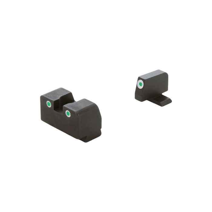 AmeriGlo SG181 Sig Sauer Tall Suppressor Sight Set Green Tritium Steel - View 2