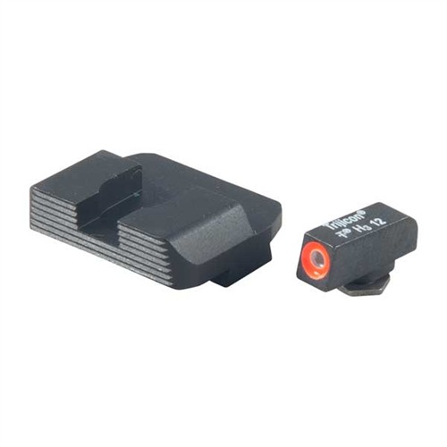 AmeriGlo GL434 Protector Sight Set Glock Green Tritium Orange Outline - View 2