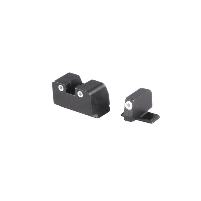 AmeriGlo XD181 Sight Set Springfield XD Green Tritium White Outline - View 2