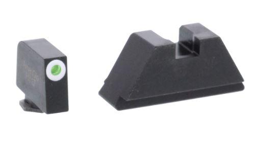 AmeriGlo Sight Fits All Glocks Grn Triti Whte Outline Front Blk Rear - View 2