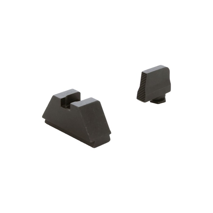 AmeriGlo GL470 Optic Sight Set Glock 2XL Tall Serrated Front Black Rear - View 2