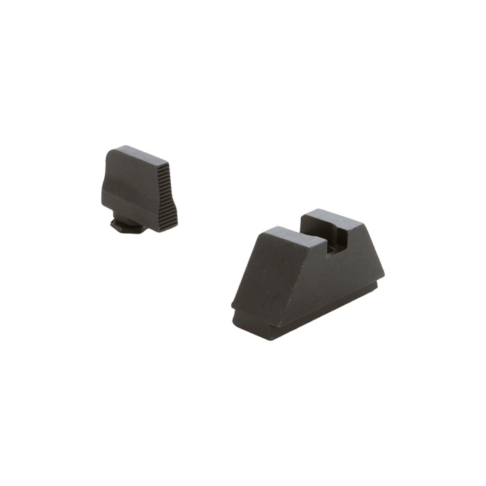 AmeriGlo GL470 Optic Sight Set Glock 2XL Tall Serrated Front Black Rear - View 3