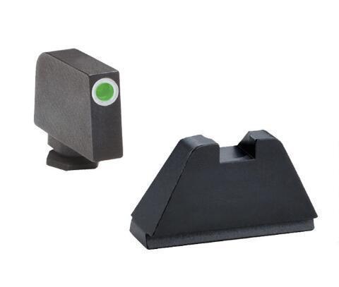 AmeriGlo GL482 Optic Sight Set Glock 5XL Green Tritium White Outline - View 2