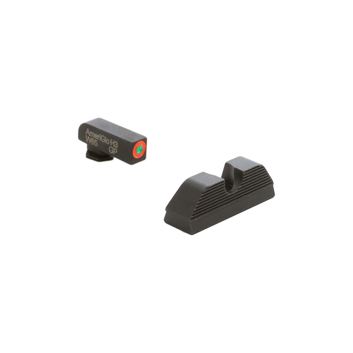 AmeriGlo GL-355 Protector Sight Set Tritium for Glock Gen 1-4 10mm/.45 ACP - View 2