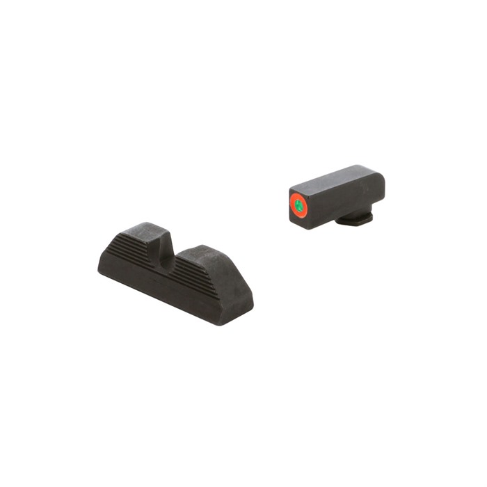 AmeriGlo GL5353 Protector Sight Set Glock Tritium Orange/Black Serrated - View 2