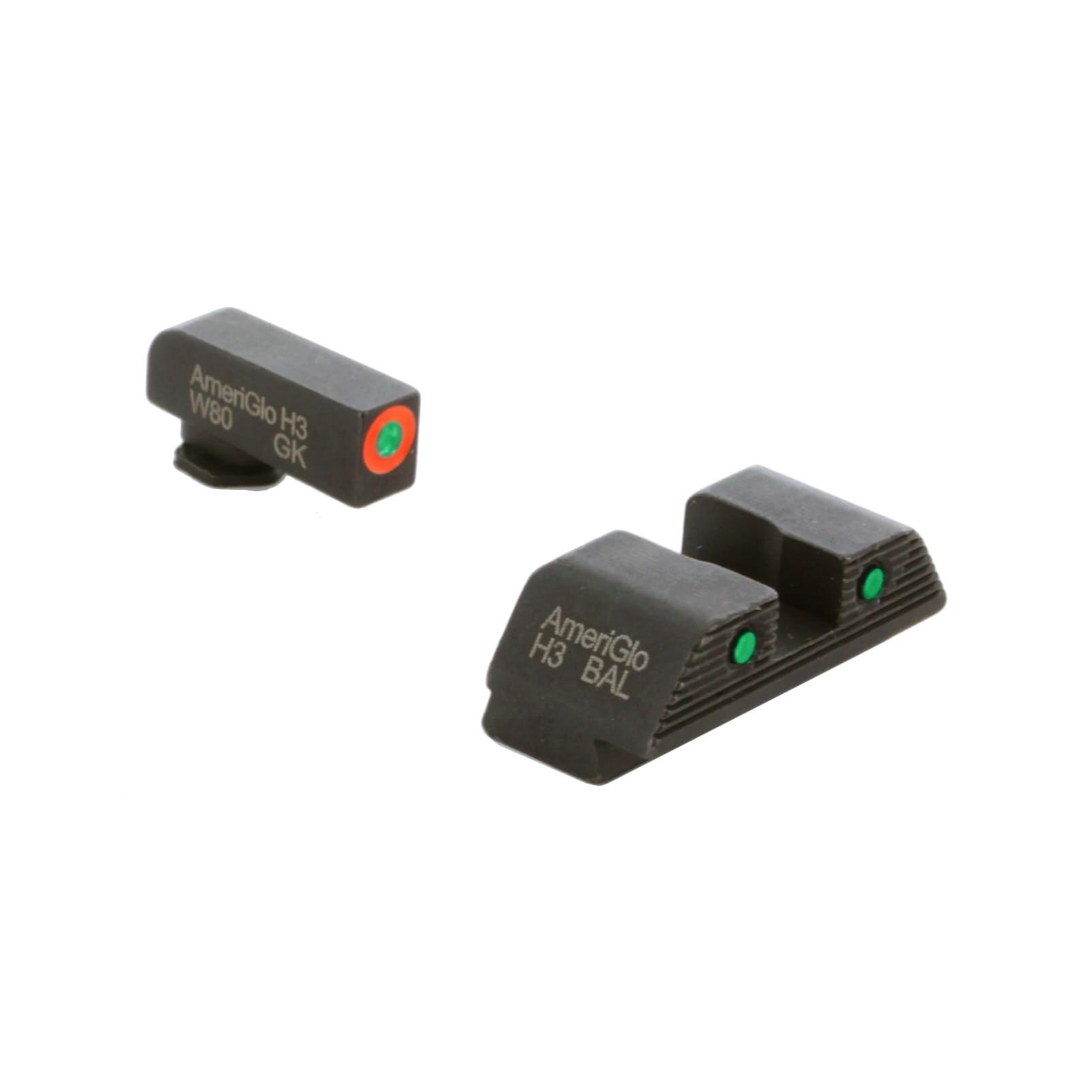 Ameriglo GL-816 Trooper Green Front Sight with Orange Pro-Glow - View 2