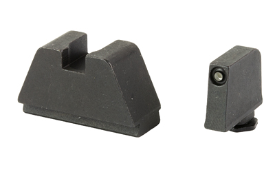 AmeriGlo GL811 Optic Sight Set Glock 3XL Tall Green Tritium Black Outline - View 2