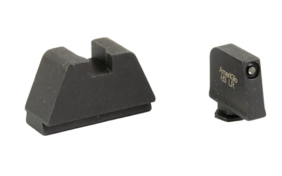 AmeriGlo GL811 Optic Sight Set Glock 3XL Tall Green Tritium Black Outline - View 3