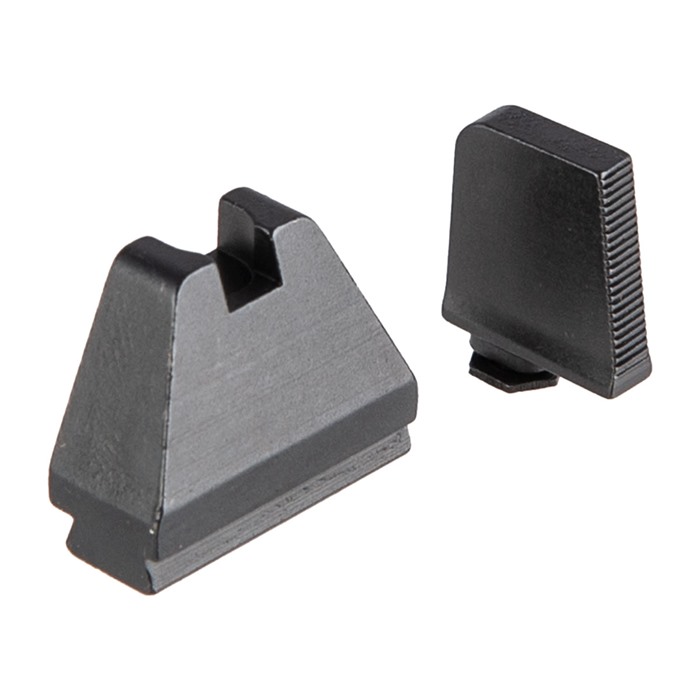 AmeriGlo GL808 Optic Sight Set for Glock 9XL Tall Serrated Black - View 2