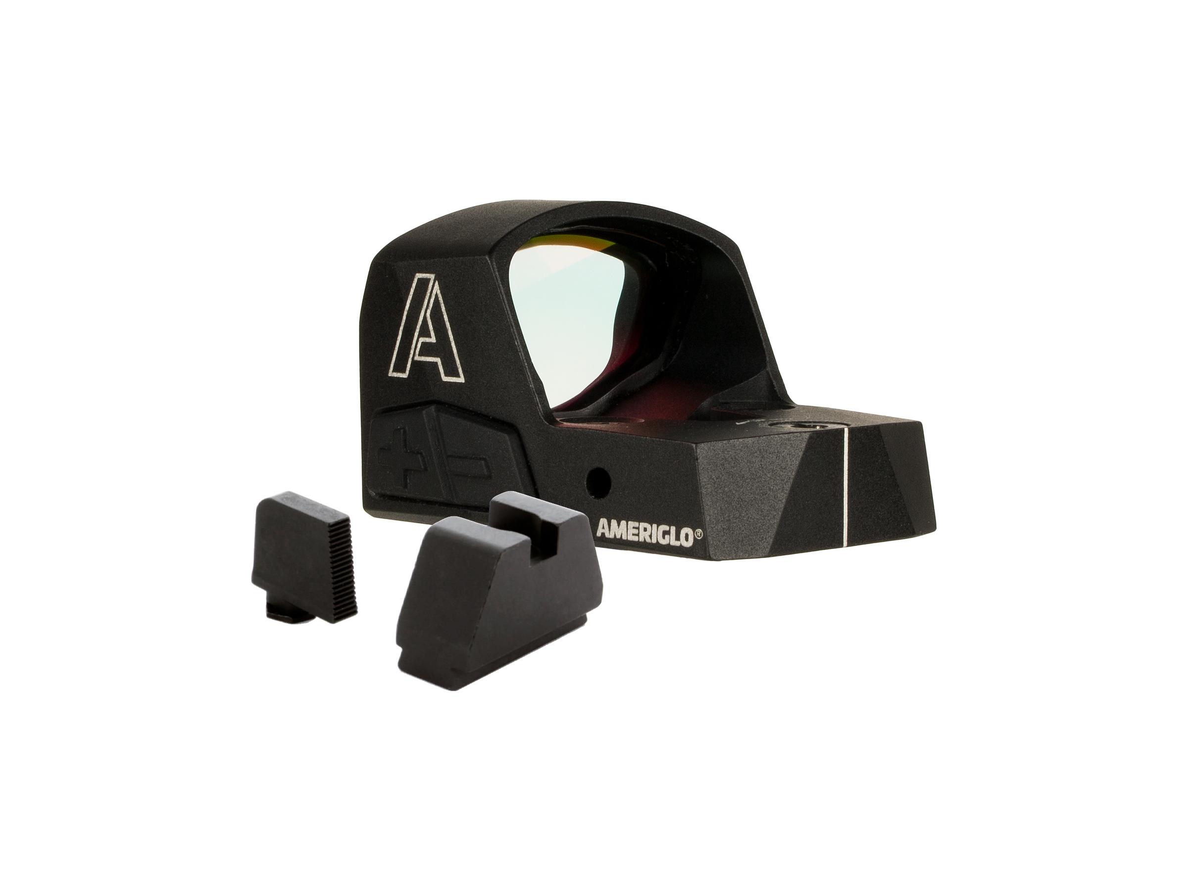 AmeriGlo HVN04 Haven Red Dot Sight 5 MOA Matte Black Combo - View 2