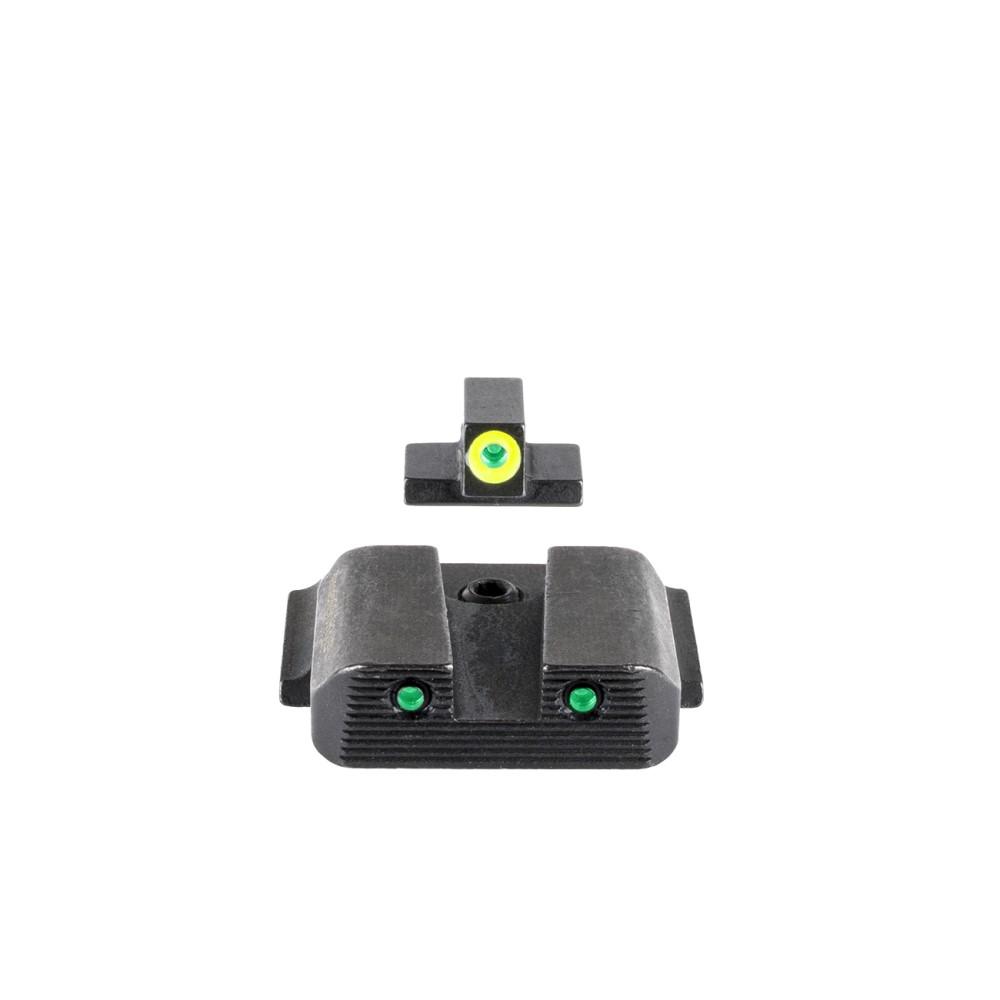 AmeriGlo SW-819 Trooper Tritium Sight Set for S&W M&P Green/Green - View 2