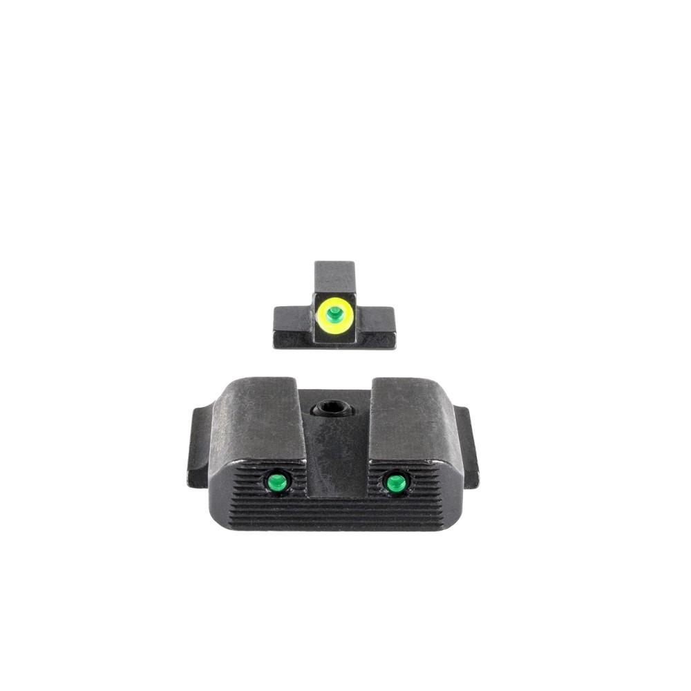AmeriGlo SW-822 Trooper Tritium Sight Set for S&W M&P Shield Green - View 2