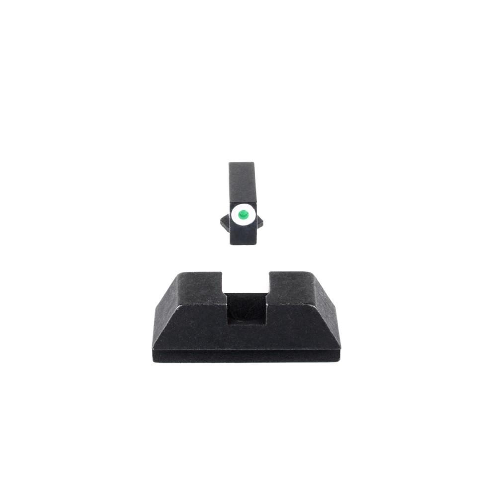 AmeriGlo GL-480 Tritium Sight Set for Glock .295 Rear .220 Front Black - View 2