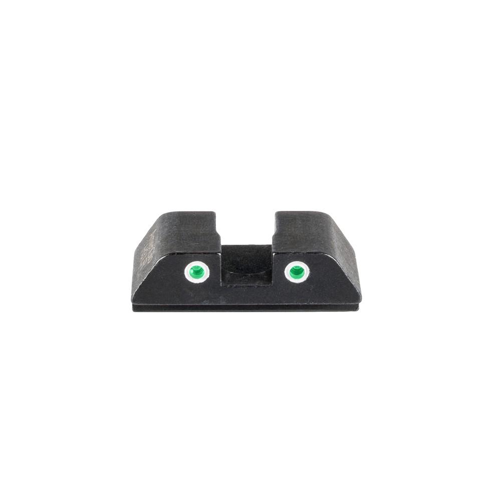 AmeriGlo GL-8430R Tritium 2-Dot Rear Sight Green/White for Glock 42/43/48 - View 2