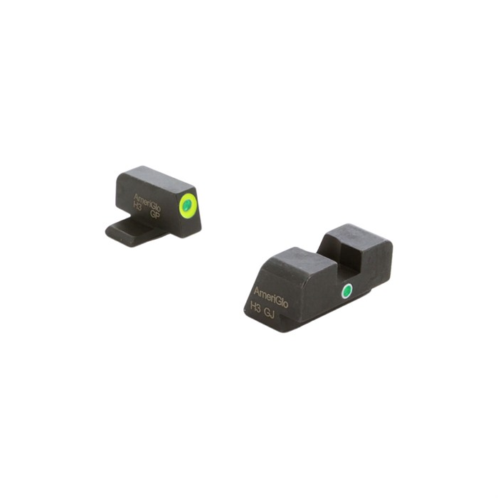 I-DOT SIGHT SET LUMIGREEN OUTLINEFOR FN HIGH POWER BLACK - View 2