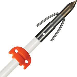 AMS A203-WHT Bowfishing Fiberglass Arrow Chaos Point White - View 2