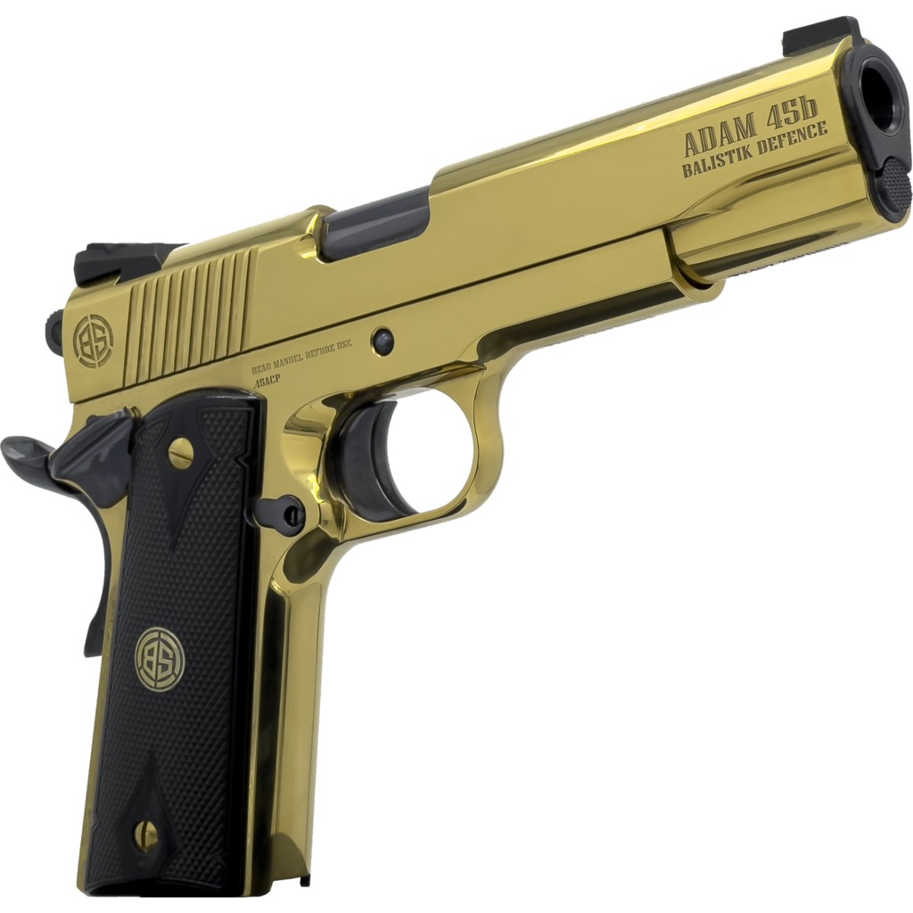 DA ADAM DKSN45GB 1911 45ACP 5" Golden Barrel Forged Steel Frame - View 2