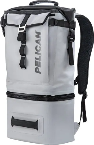 Pelican Soft Cooler Backpack Compression Molded Grey, 9.20x18.40x25.30, 840D TPU - View 2