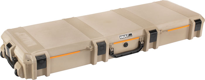 Pelican VCV800 Vault Double Rifle Case 53" Tan Polymer 2 Rifles - View 2