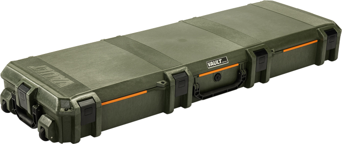 Pelican Vault Double Rifle Case, Wheels, Foam, 53" OD Green - View 2