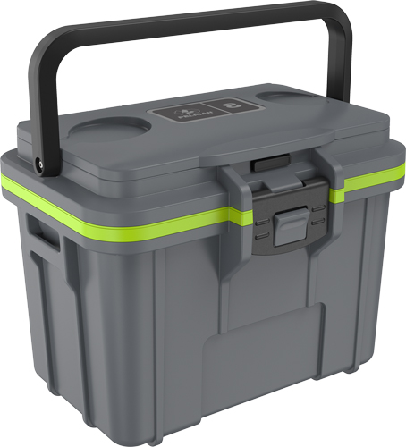 Pelican 8Q-1-DKGRYEGRN 8 Quart Cooler Gray Green 6-8 Can Capacity - View 2