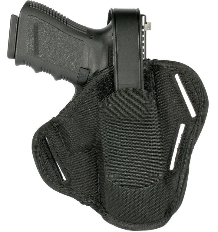 Blackhawk 40PC06BK Pancake Holster 3.25-3.75" Barrel Black Nylon - View 2