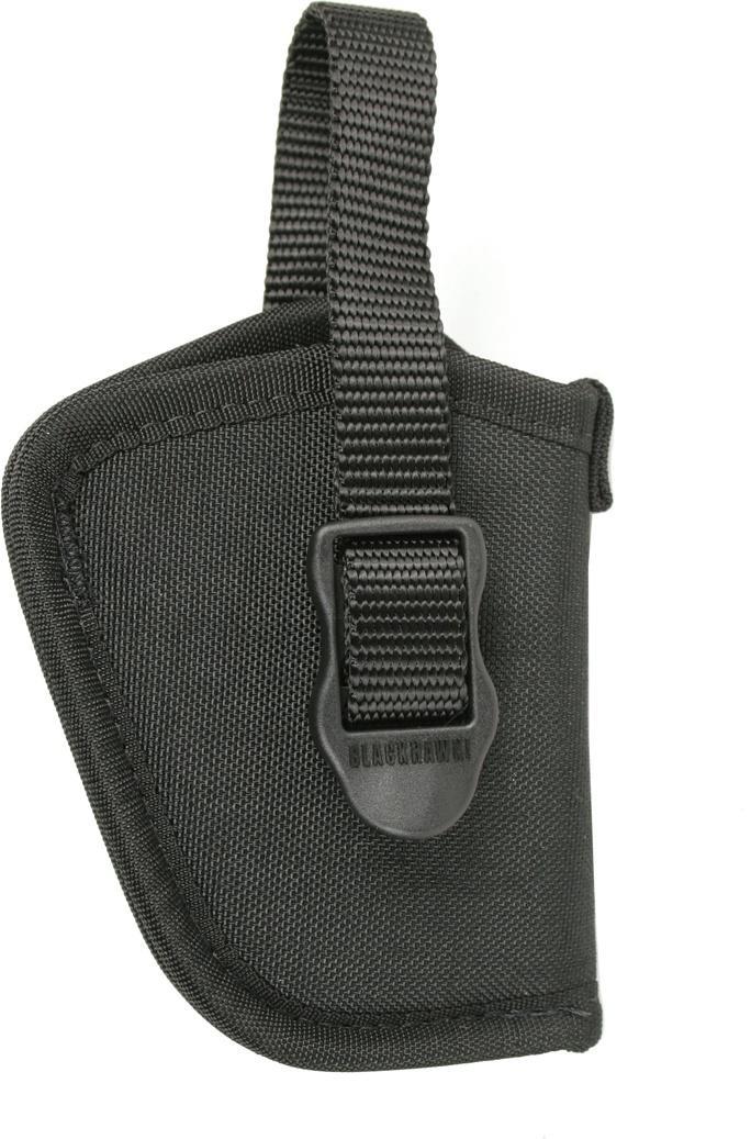 Blackhawk 73NH09BK-R Size 9 Right-Handed Hip Holster, 2" Barrel, Small-Frame 5-Shot Revolver, Smooth Black Nylon - View 2