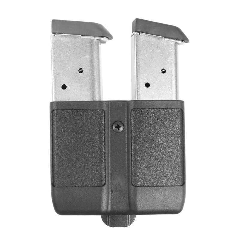 Blackhawk 410510PBK Double Magazine Case, Matte Black Polymer, Holds 9mm/10mm/.40/.45/.357 Sig, Adjustable Belt Clip - View 2
