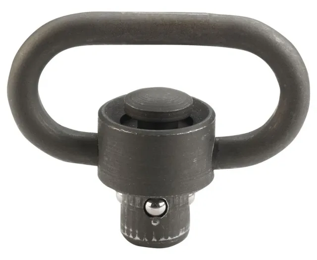Blackhawk 71SS00BK Heavy Duty Push Button Steel Sling Swivel Black - View 2