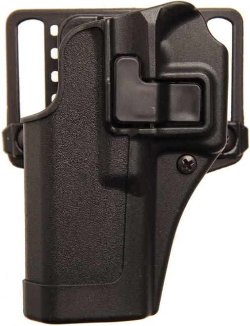 Blackhawk 410567BKL Serpa CQC OWB Left-Handed Holster, Glock 42, Matte Black Polymer, Belt Loop/Paddle Attachment - View 2