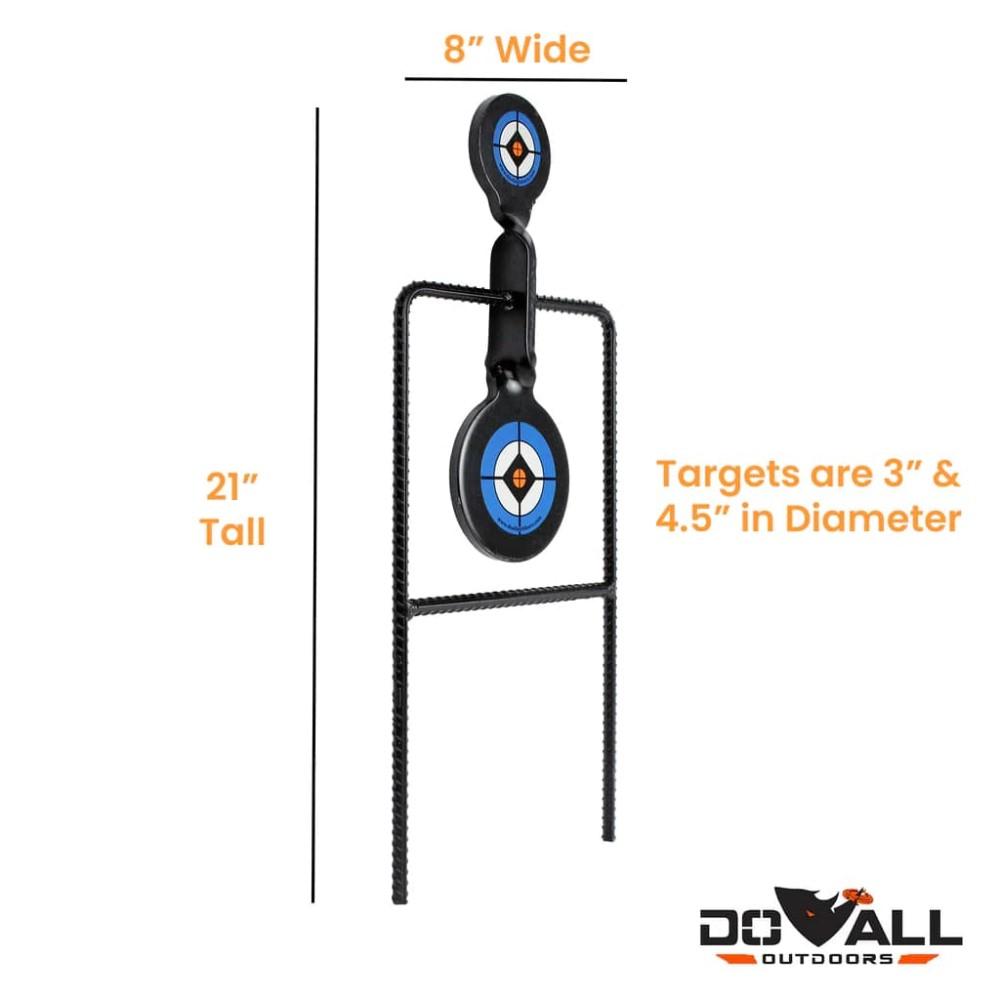 Do-All HGRB5 Steel Handgun Target Spinner 9mm-.45 Caliber Rebar Frame - View 2