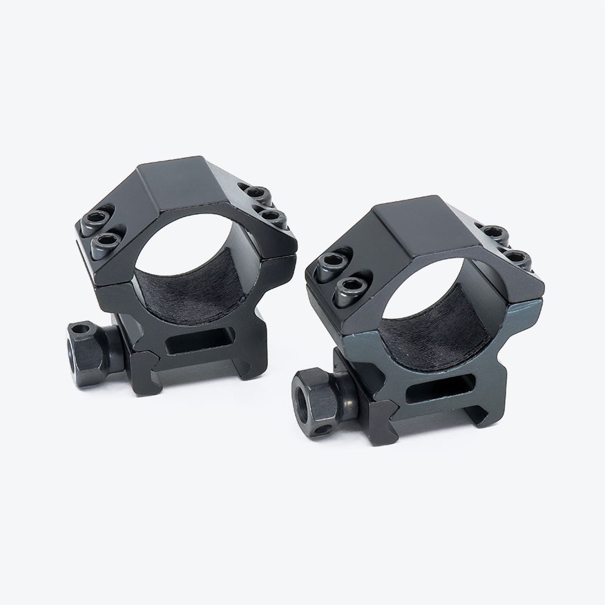 Riton RT-M 1B Medium Rings 1 Inch Matte Black 6061-T6 Aluminum - View 2