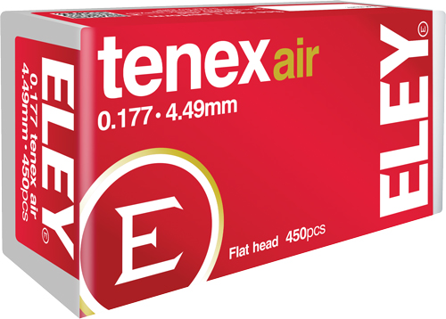 Eley 46110 Tenex Air Pellets .177 4.49mm 8.2 Grains 450-Pack - View 2