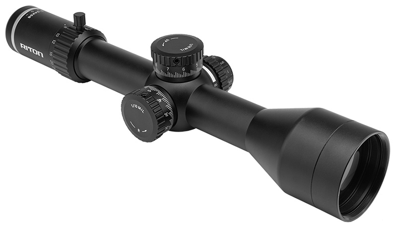 Riton Optics X7 Conquer 3-24x56 FFP Matte Black Oden Reticle 34mm - View 2