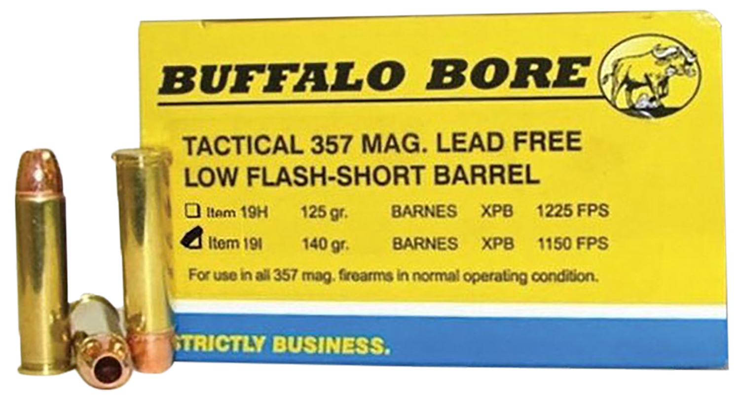 Buffalo Bore 19I20 357 Mag 140gr Barnes VOR-TX XPB Lead-Free Ammo 20/Box - View 2
