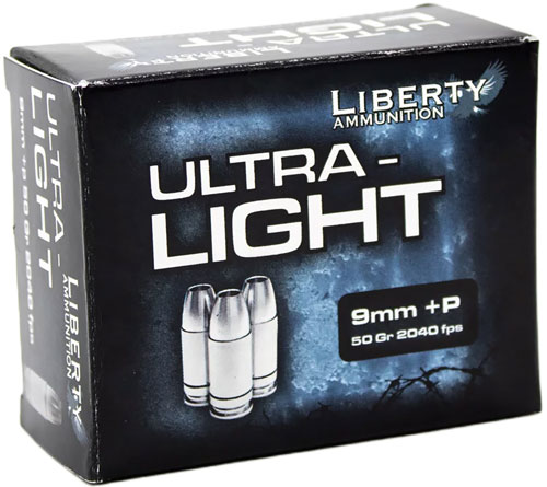Liberty Ammunition LAUL9052 9mm Luger +P 50 Grain HP 20 Rounds - View 2