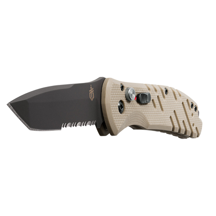 Gerber Propel Downrange Auto S30V Tanto Blade Folding Knife Desert G10 Handle 30-000717 - View 2