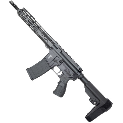 FosTech TECH STRYKER PISTOL 10.5" 5.56NATO BLACK 10.5" Barrel, 10" Mach 2 Handguard, Sba 3 Brace, Sabre Grip, 5.56, Forged - View 2