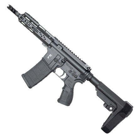 FosTech TECH STRYKER PISTOL 7.5" 300BLK BLACK 7.5" Barrel, 7" Mach 2 Handguard, Sba 3 Brace, Sabre Grip, 300 Blk, Forged - View 2
