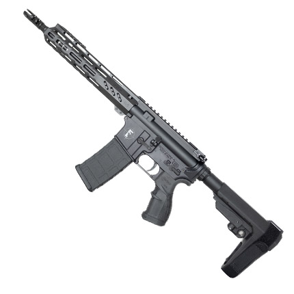 FosTech TECH STRYKER PISTOL 10.5" 300BLK BLACK 10.5" Barrel, 10" Mach 2 Handguard, Sba 3 Brace, Sabre Grip, 300 Blk, Forged - View 2
