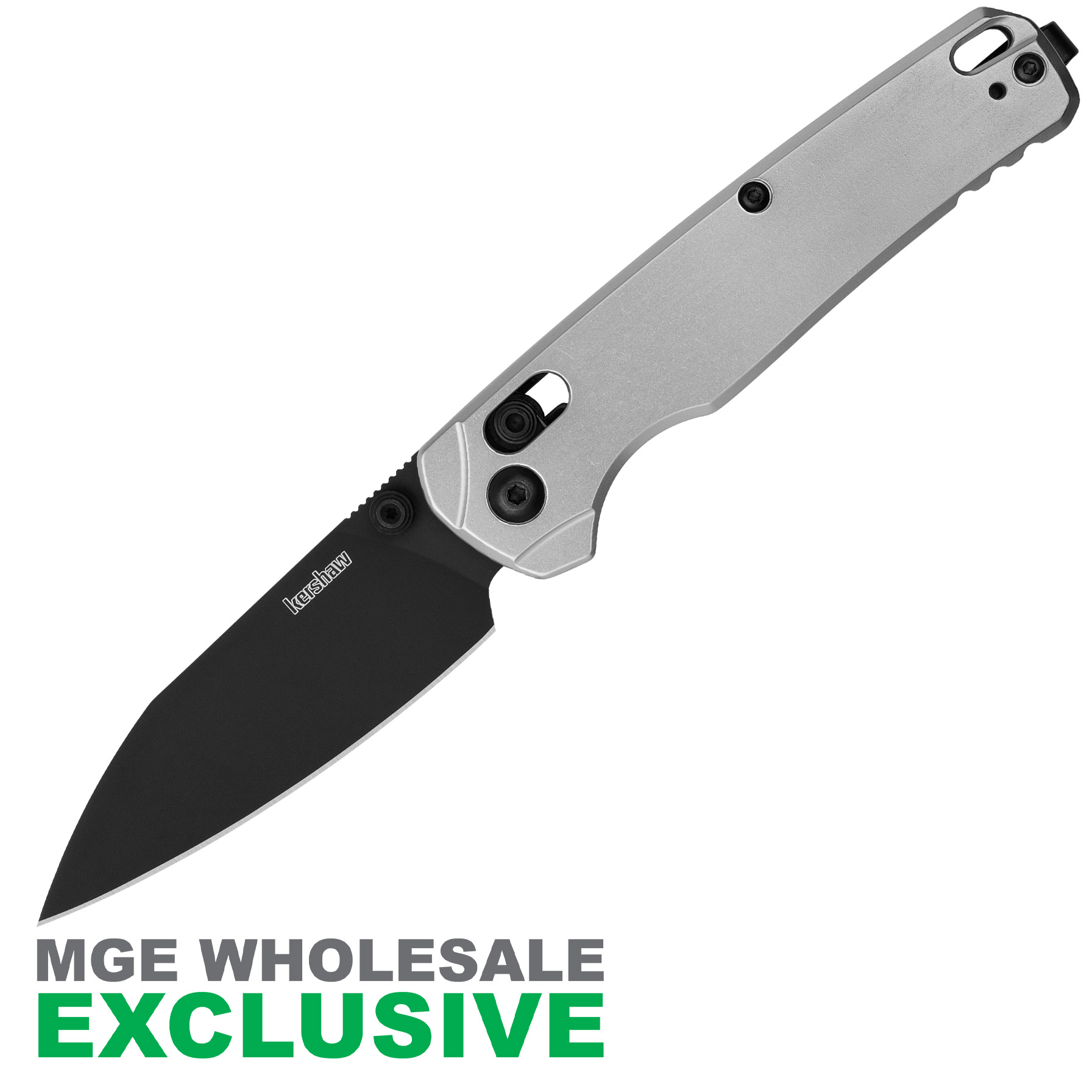 KERSHAW BEL AIR BESKAR RAW HANDLE BLACK BLADE MGE Exclusive - View 2