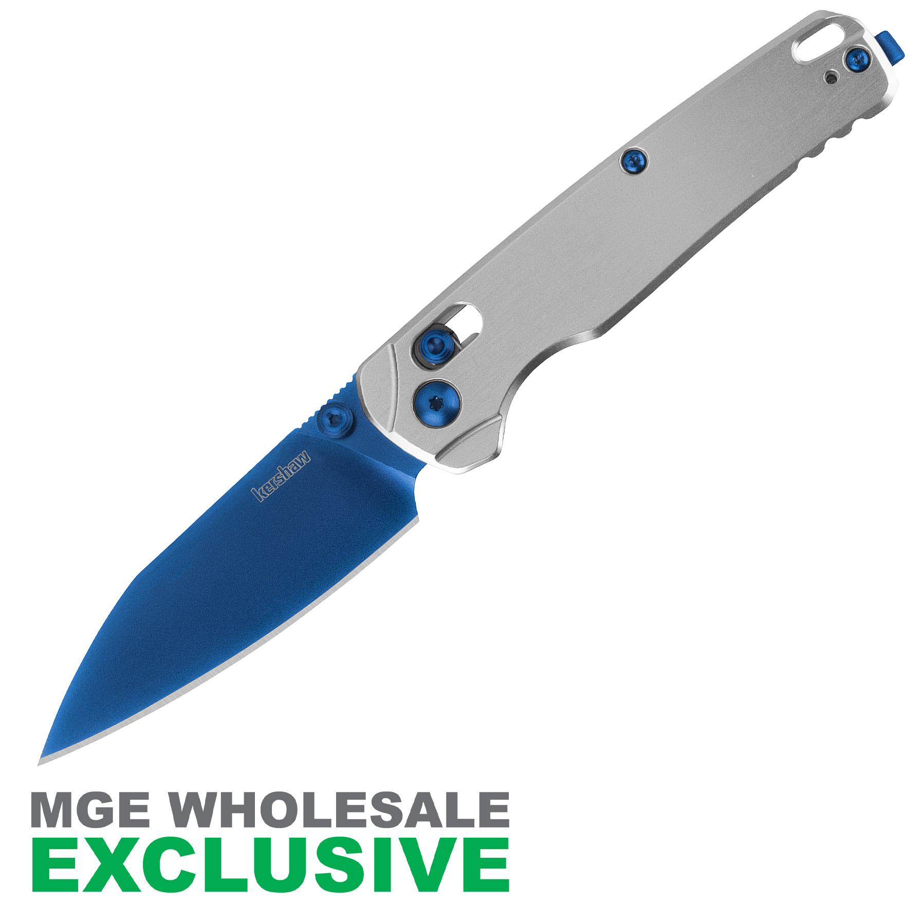 KERSHAW BEL AIR CRYOPICK RAW HANDLE BLUE BLADE MGE Exclusive - View 2
