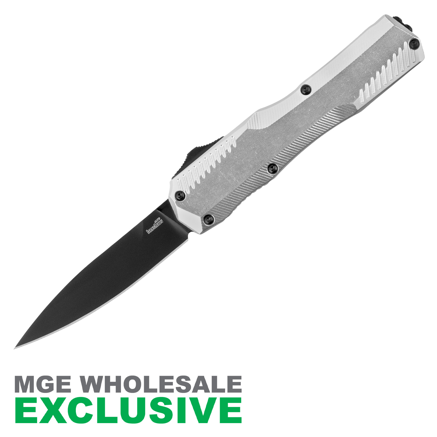 KERSHAW LIVEWIRE BESKAR RAW HANDLE BLACK BLADE MGE Exclusive - View 2