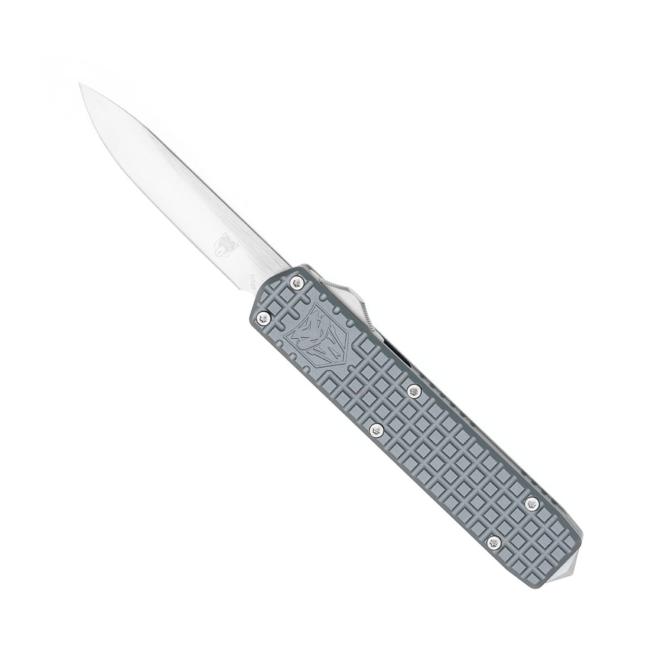 CobraTec SCTWGRYM390DNS Small Warrior Gray M390 Drop Point Knife - View 2