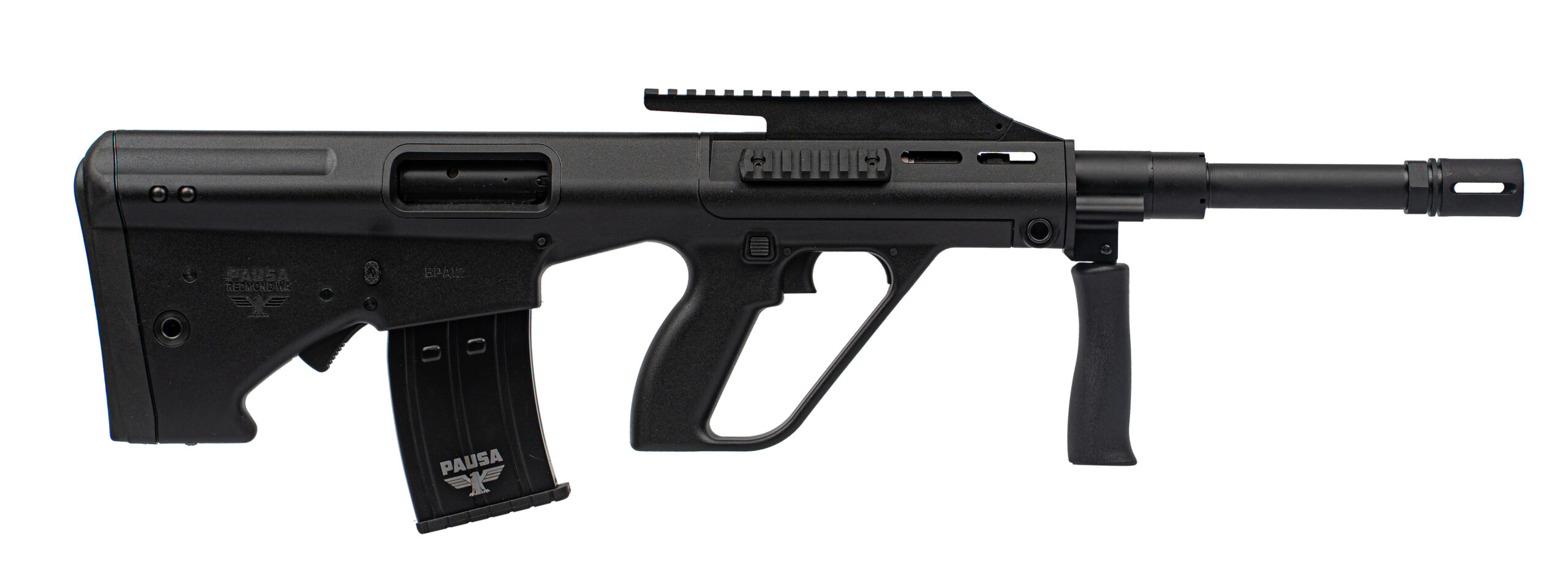 BPA12 Bullpup 12Ga. 18.5" Removeable trigger group Folding fore grip Picatinny rail Black - View 2