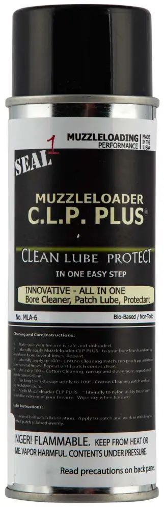 Seal 1 MLA6 CLP Plus Muzzleloader Cleaner Lubricant Protectant 6 oz Aerosol - View 2