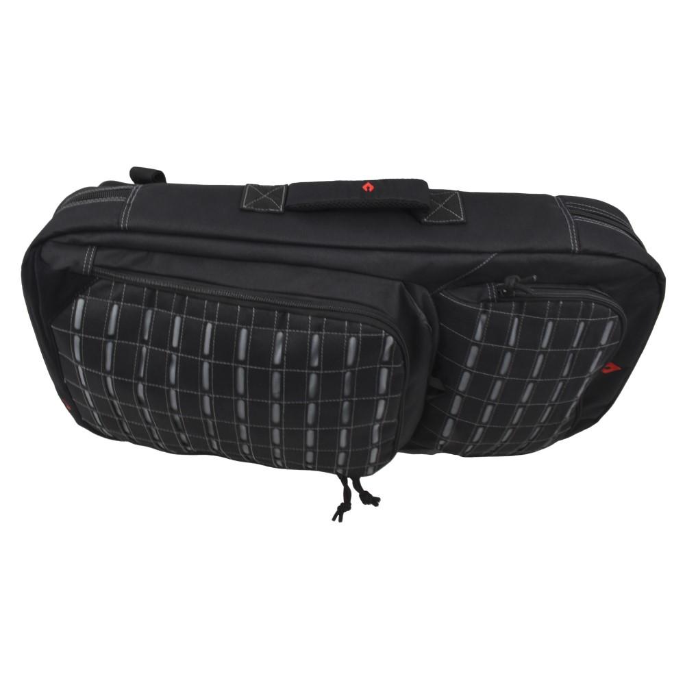 Advance Warrior FR28RBP-BL/GR/TSA Handgun Case 28" Black/Grey 600D Poly - View 2