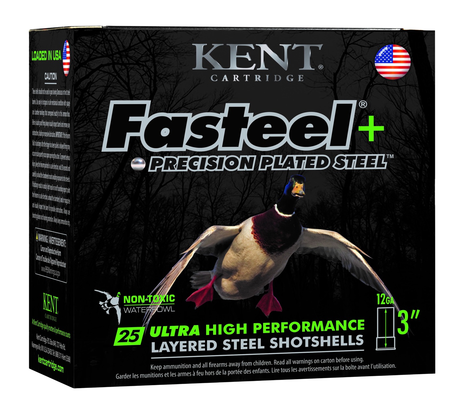 Kent K1235FSP42BBX2 12ga 3.5" 1.5oz BB 1450FPS Steel Shot 25rd Box - View 2
