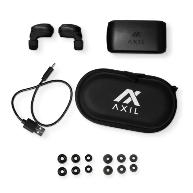 Axil XCOR Tactical Earbuds 27-29 dB Black In-Ear Bluetooth 5.2 - View 2