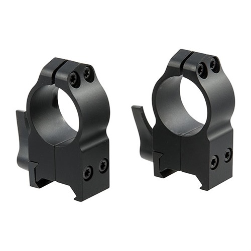 Warne 203LM Maxima 1" QD Extra High Matte Rings - View 2